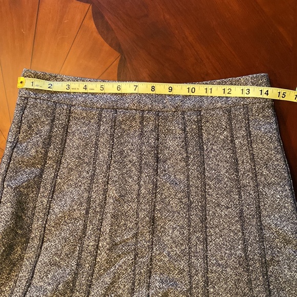 Club Monaco Fit & Flare Wool Silk Skirt EUC - Picture 3 of 7
